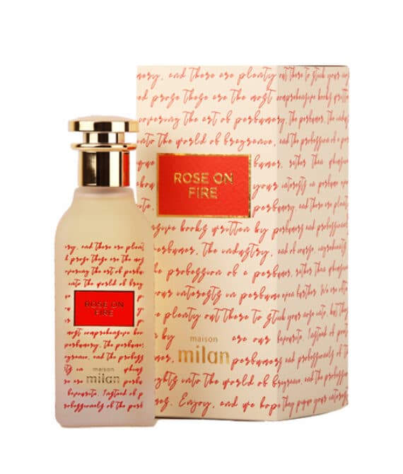 Rose on Fire eau de parfum from the Royal Orchid Perfumes catalog